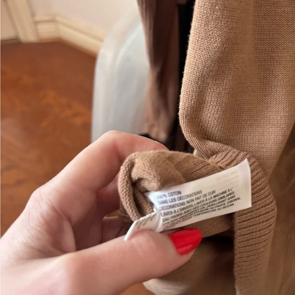 Mossimo Supply Co. Brown V-Neck Sweater - Picture 4 of 8